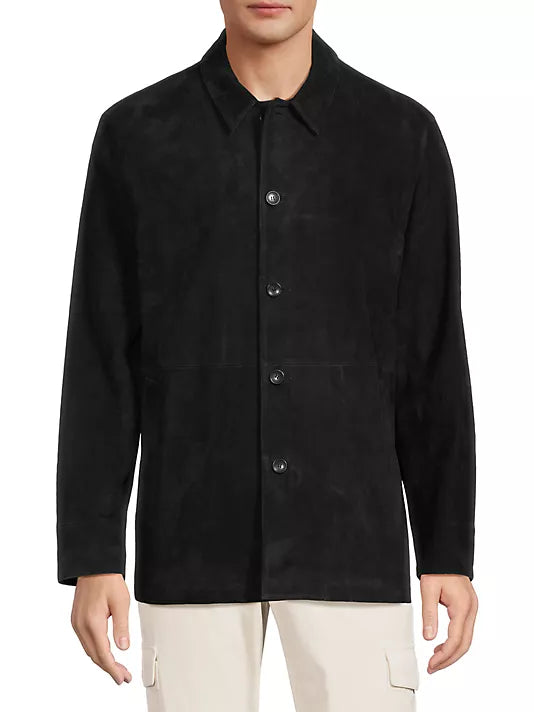 Vince Suede Car Coat