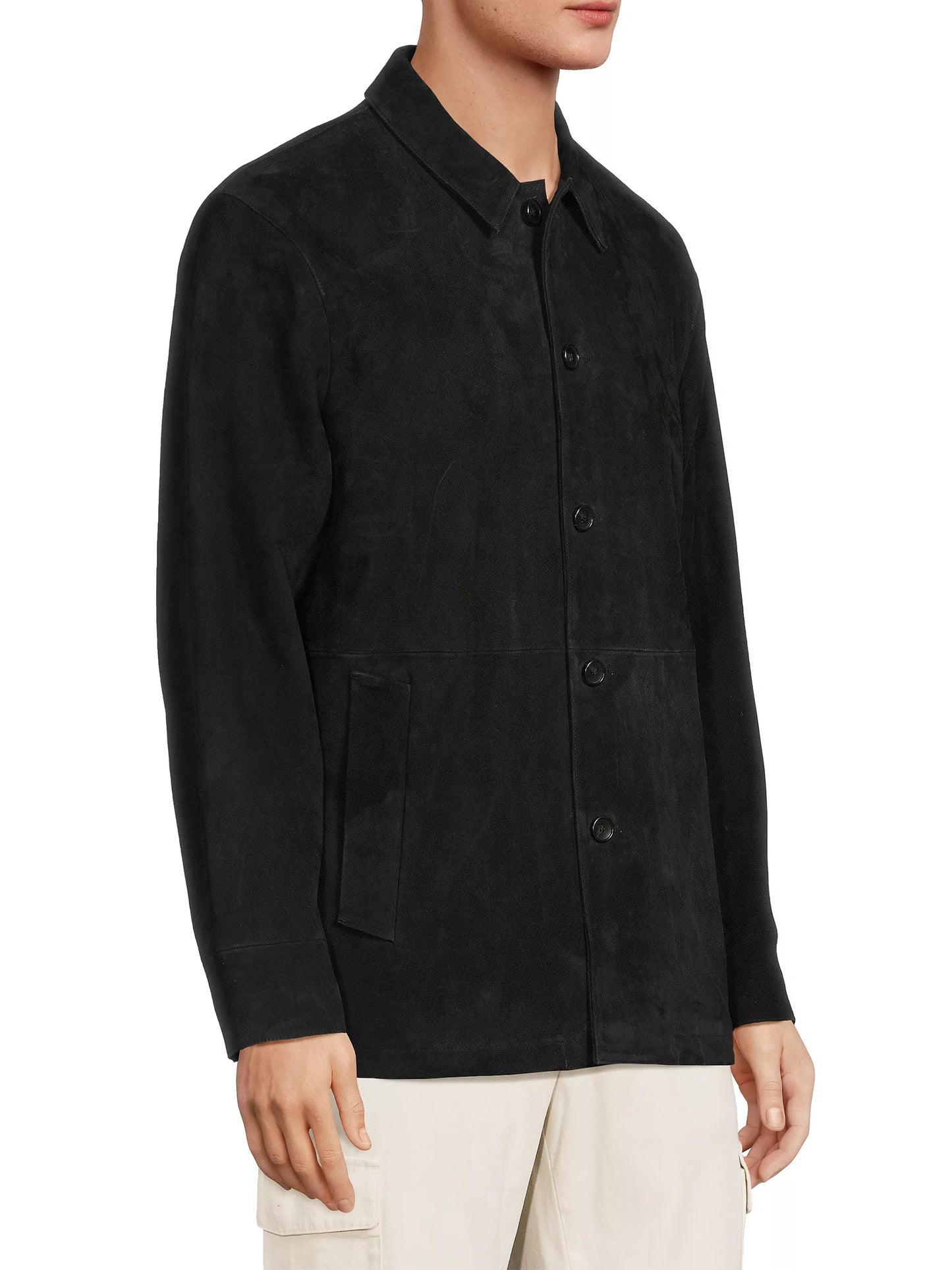 Vince Suede Car Coat