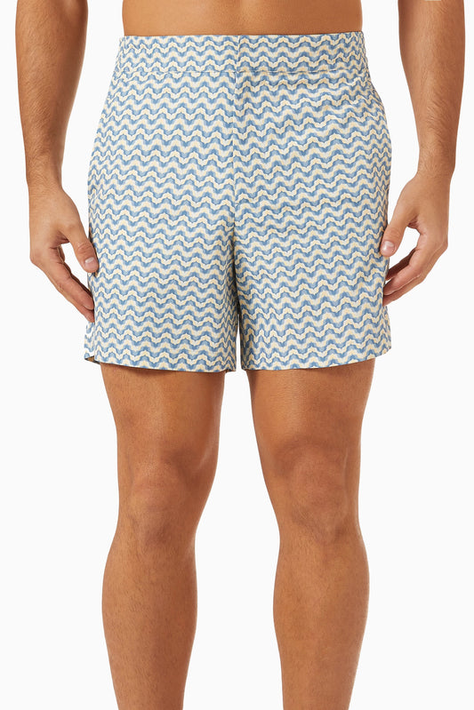 Frescobol Classic Deserto Print Swim shorts