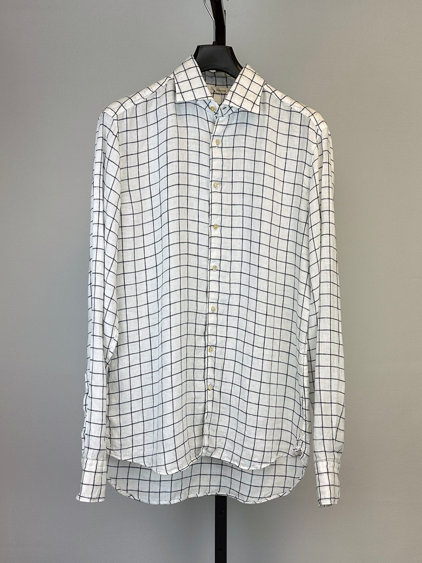 Stenstroms Linen Striped Shirt