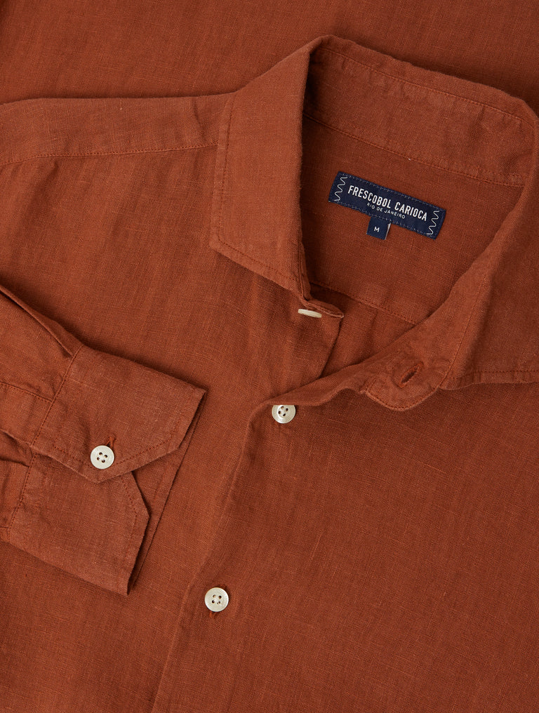 Frescobol Antonio Linen Shirt