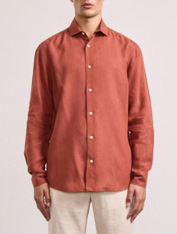 Frescobol Antonio Linen Shirt