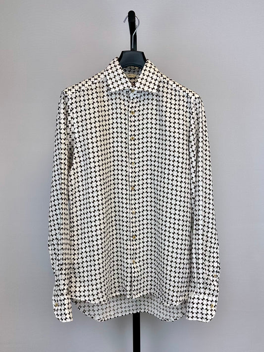 Stenstroms Pattern Linen Shirt