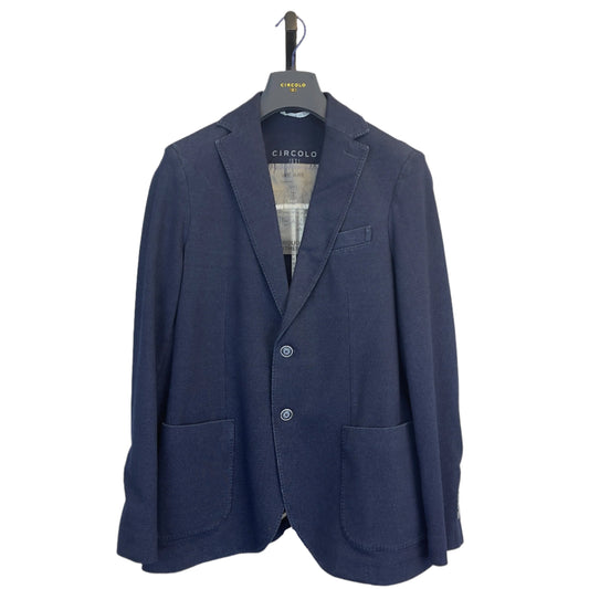 Circolo Piquet Stone Washed Indaco Jacket