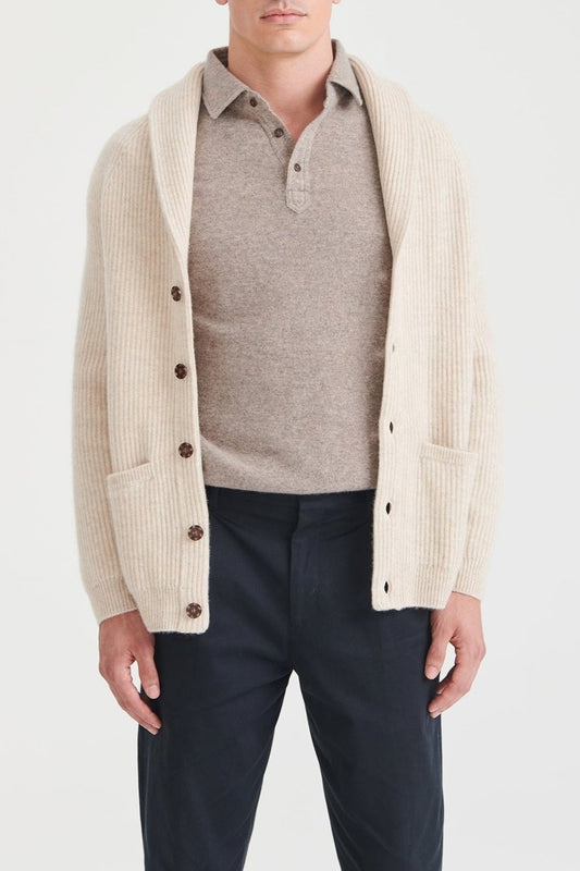 TS Naadam Luxe Cashmere Fisherman Shawl Cardigan