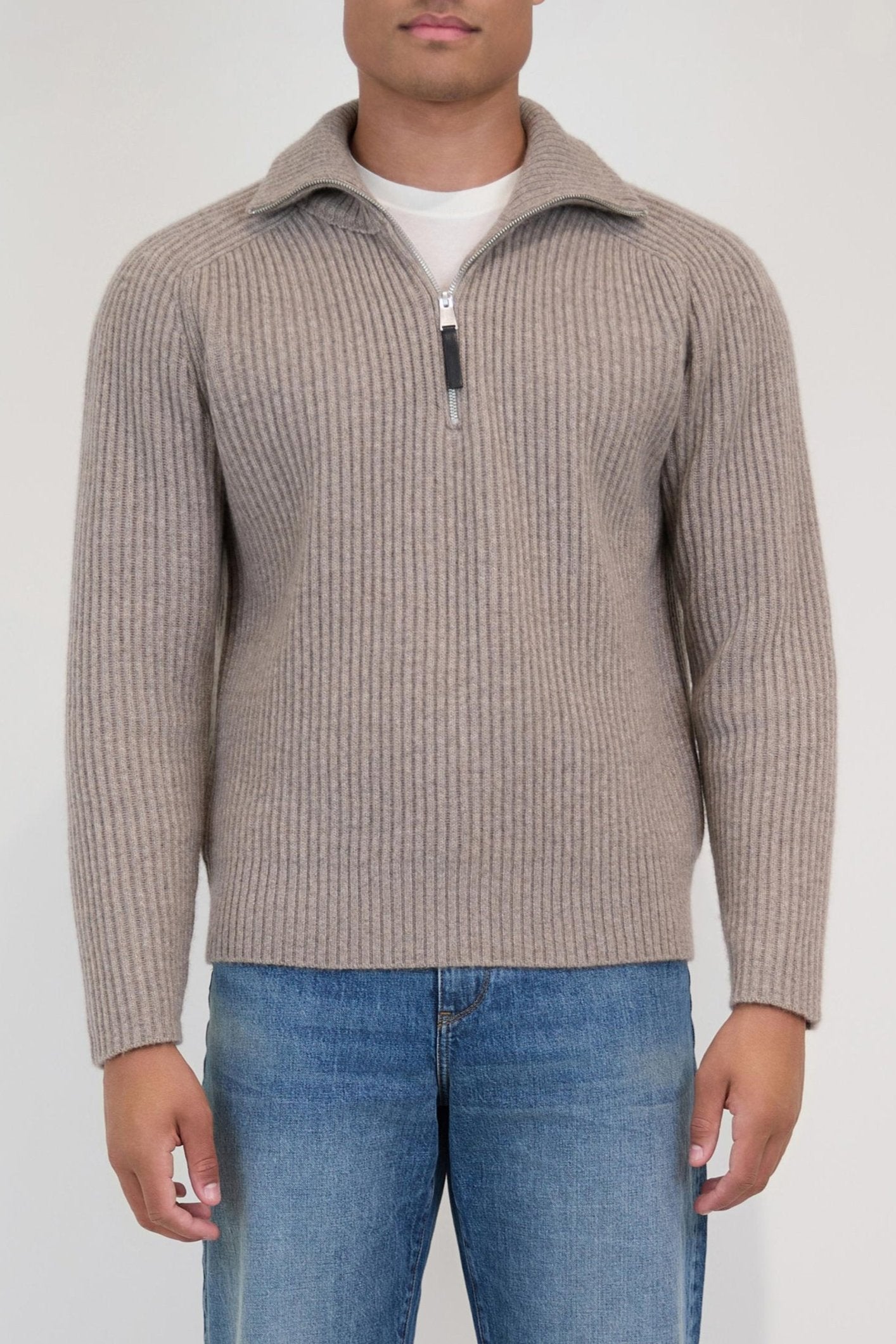 Simkhai Henry Raglan Half Zip Top